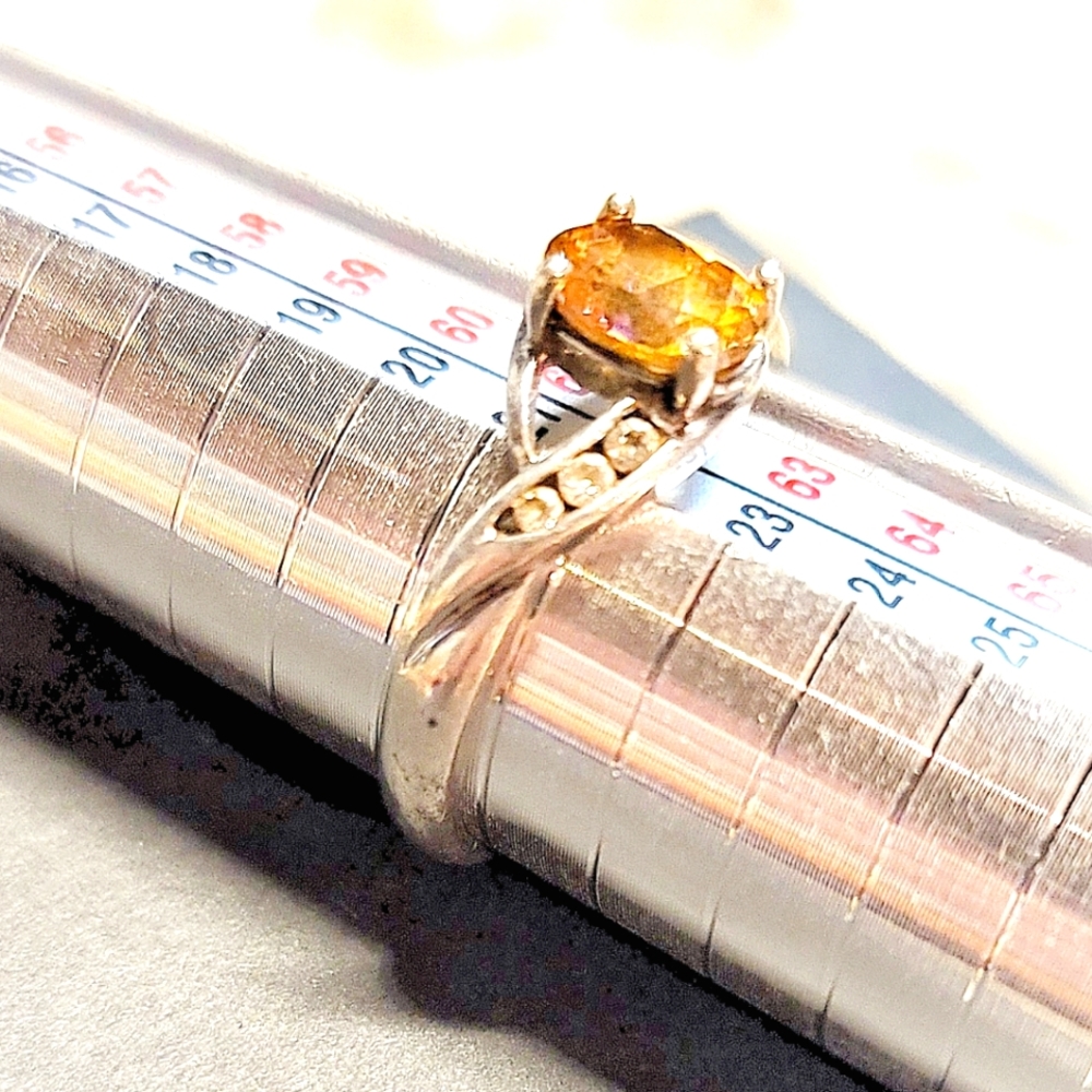 925 sterling silver birthstone ring